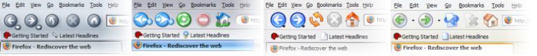 There are many themes available to customise the look and feel of Firefox.